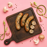 3 Saucisses champignons et fleur d'ail (porc)