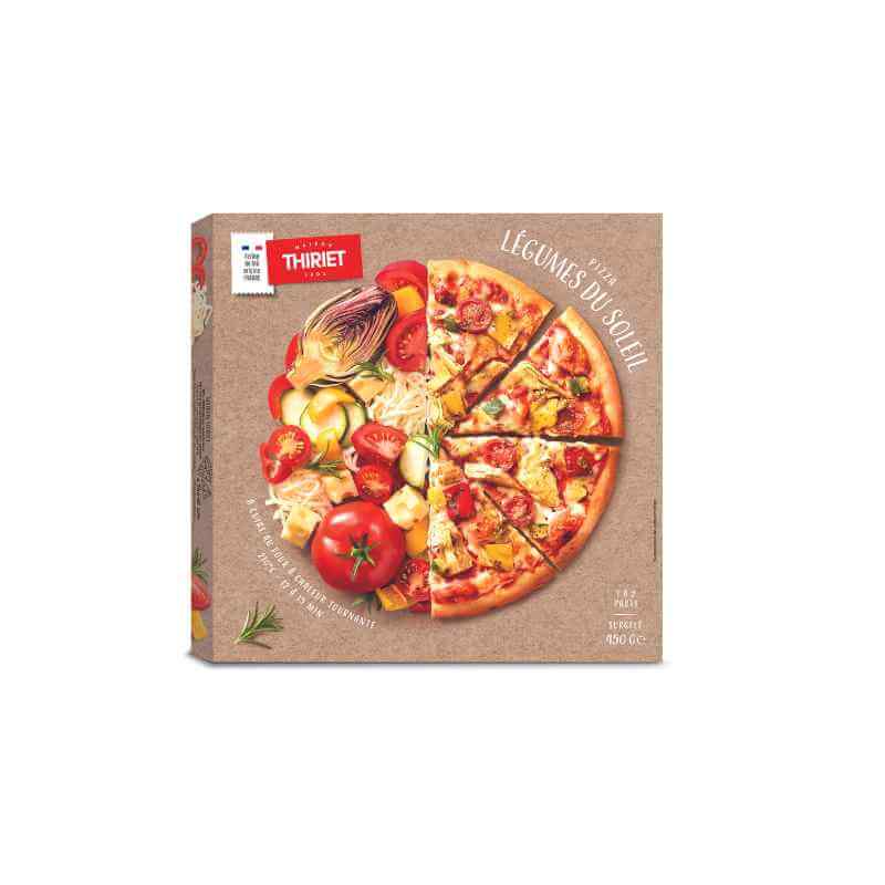 Pizza aux légumes du soleil