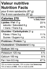 32 mini sandwich déli pesto tomate ricotta