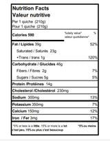 Quiche aux champignons et parmesan