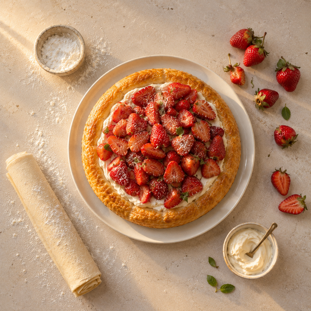 2 Puff Pastry Rounds (All Butter)