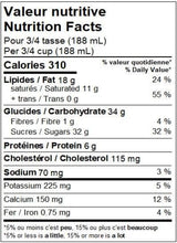 Crème glacée Choco-chic (chocolat noir 56%) (500ml)