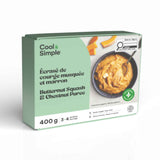 Mashed butternut squash with chestnuts