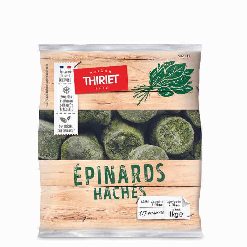 Frozen Chopped Spinach 1kg