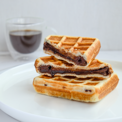 Gaufre fourrée chocolat