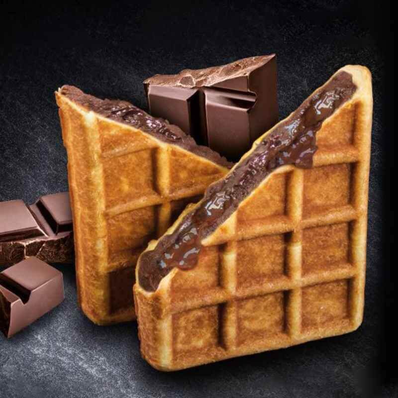 Gaufre fourrée chocolat