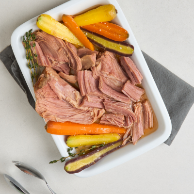 Maple Syrup and Beer Braised Ham