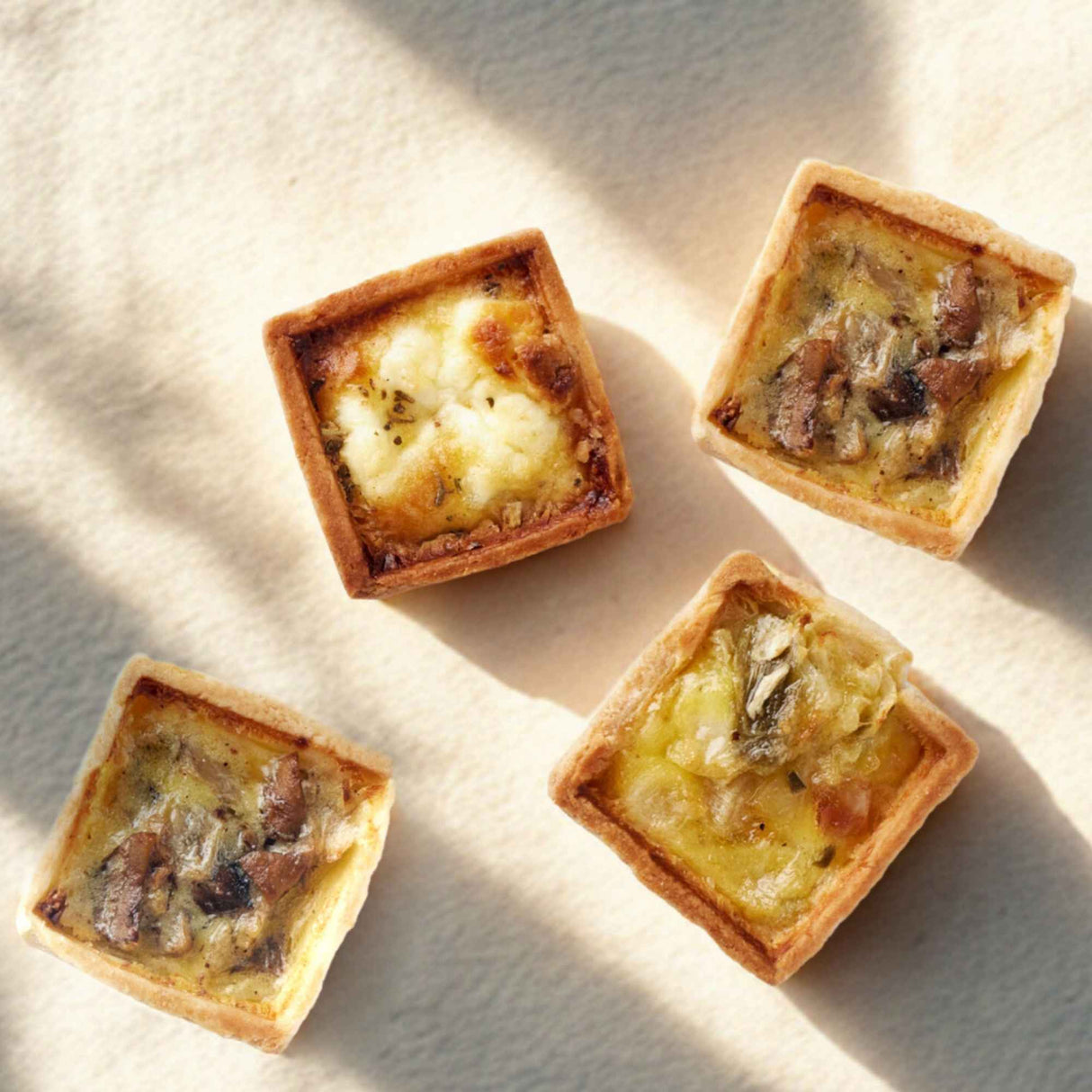 Coffret mini quiches