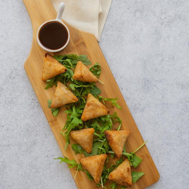 Mini samosas au poulet tikka