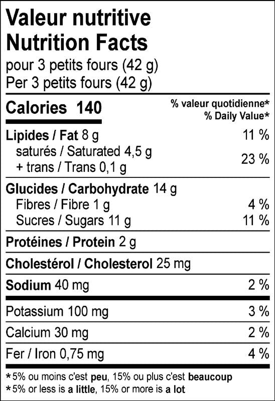 Plateau de 53 petits fours sucrés