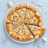 Pizza fromage avec croute farcie