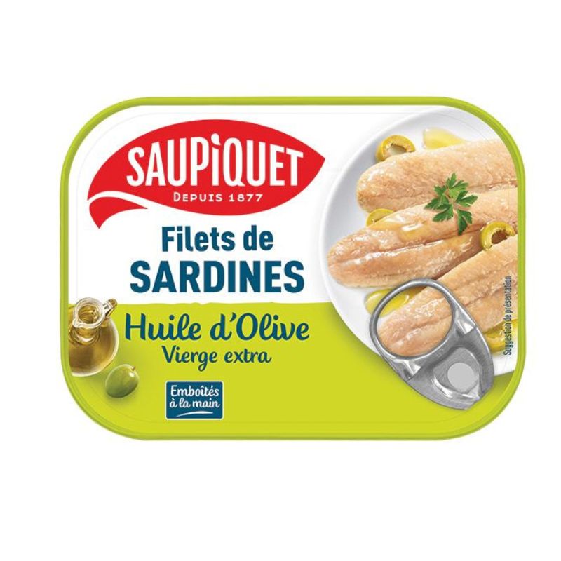 Filets sardines huile d'olive