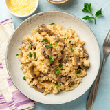 Porcini and Button Mushroom Risotto