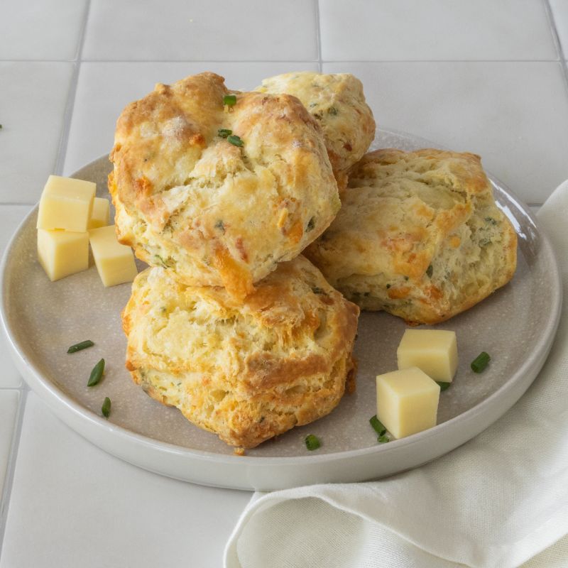 4 Savoury Cheddar Cheese Scones