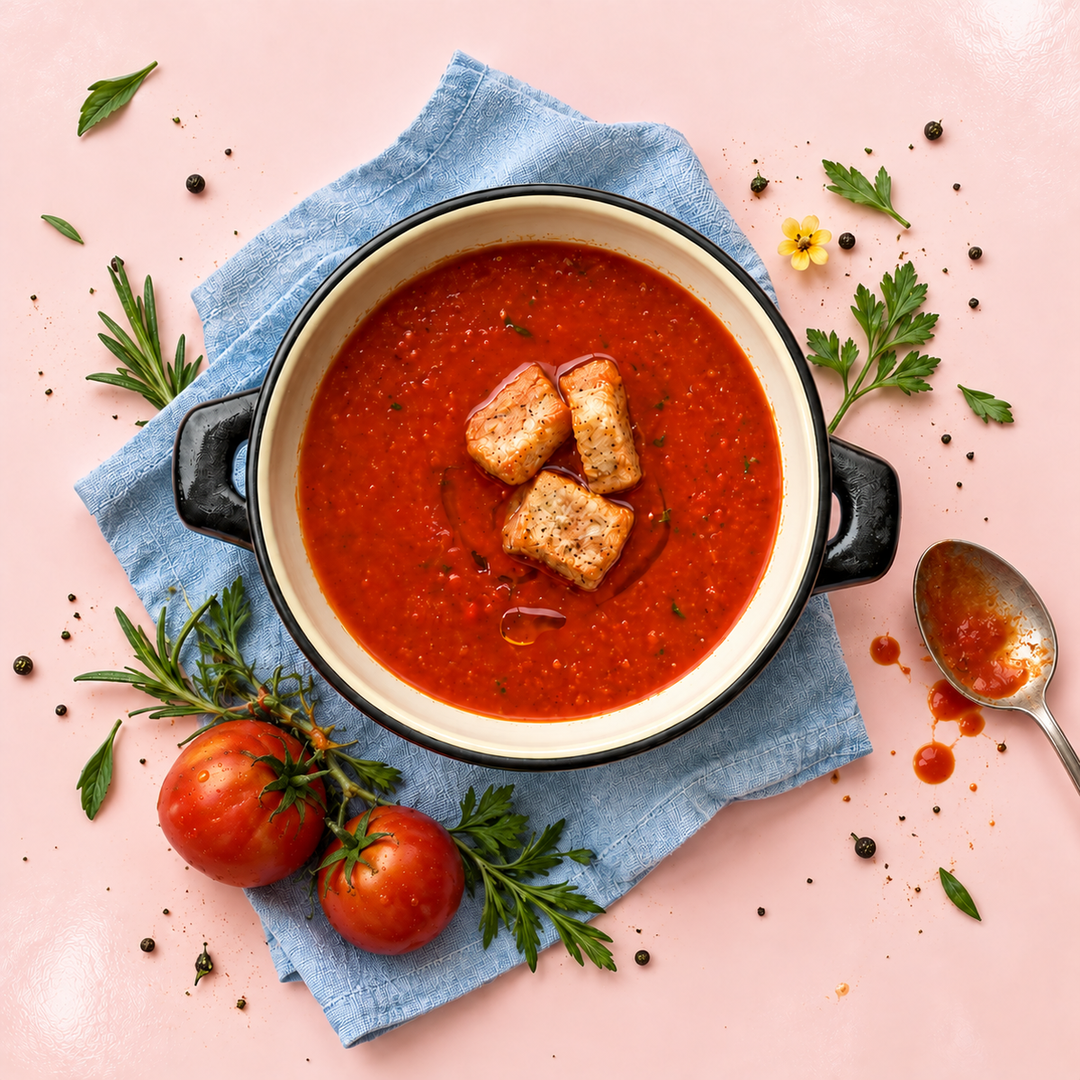 Gluten-Free Roasted Tomato Soup