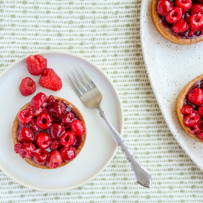 5 Tartelettes aux framboises