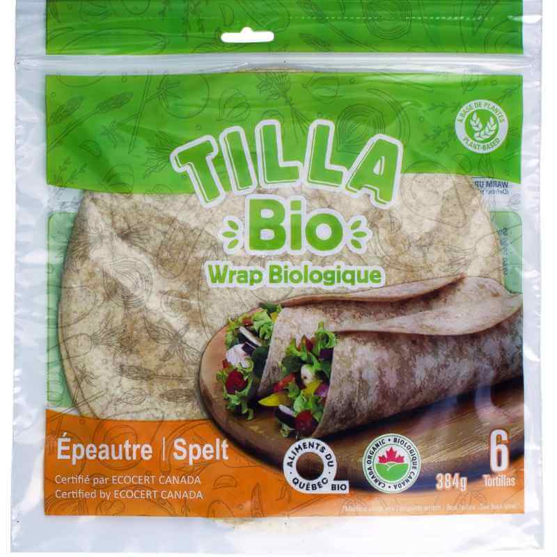 Organic Spelt Tortilla Wraps