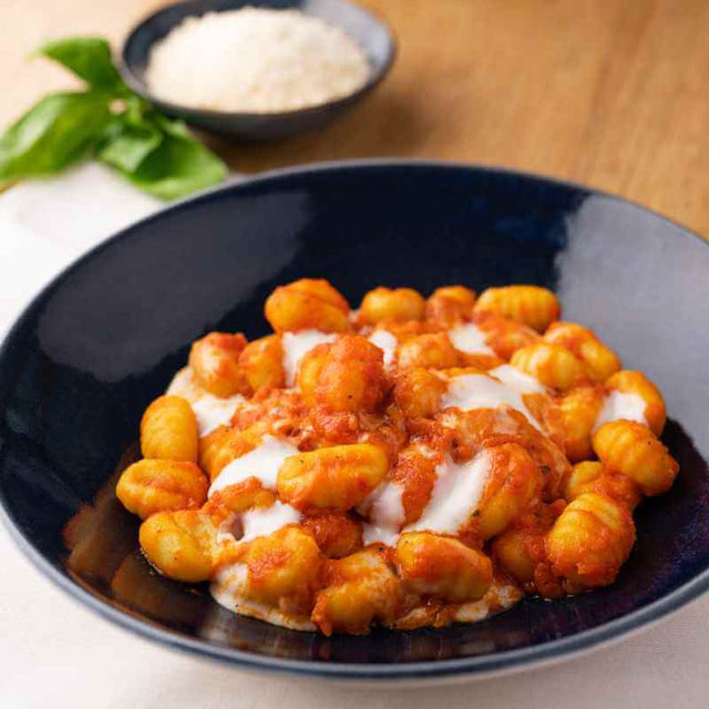 Gnocchi aux tomates et mozzarella