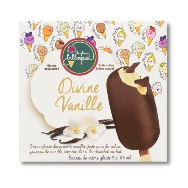 3 barres glacées vanille Divine (88ml)