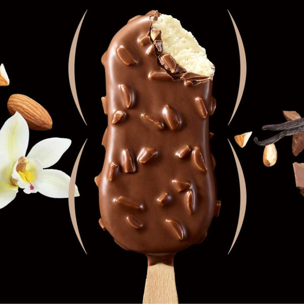 4 Vanilla-Chocolate-Almond Ice Cream Bars