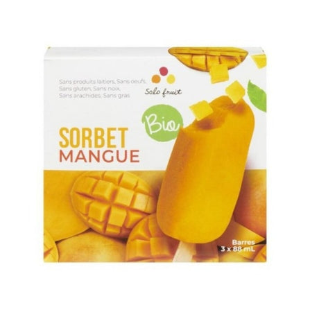 3 Barres sorbet mangue biologique