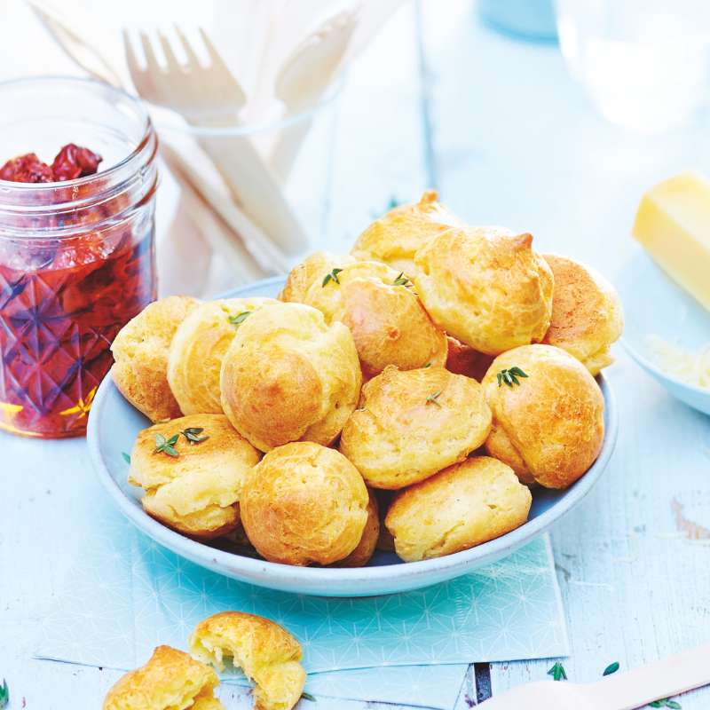 Gougères au comté (beignets)