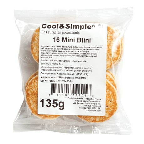 Mini blinis
