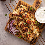 10 brochettes de poulet souvlaki grec