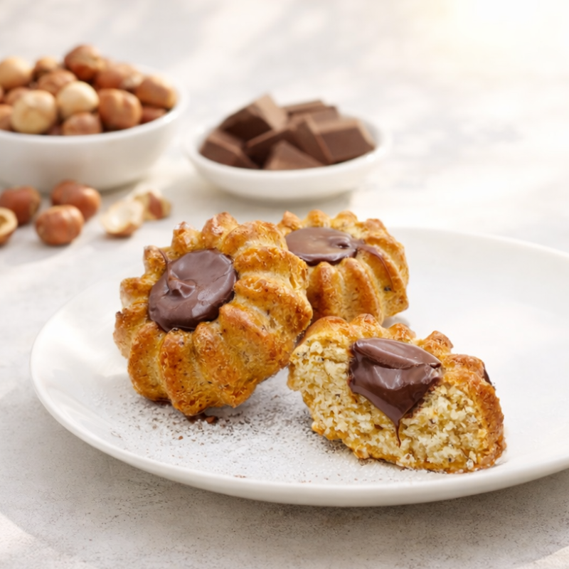 4 Chocolate Hazelnut Bundt Cake