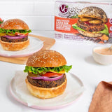 4 Burgers haricots noirs et patate douce - Sans gluten