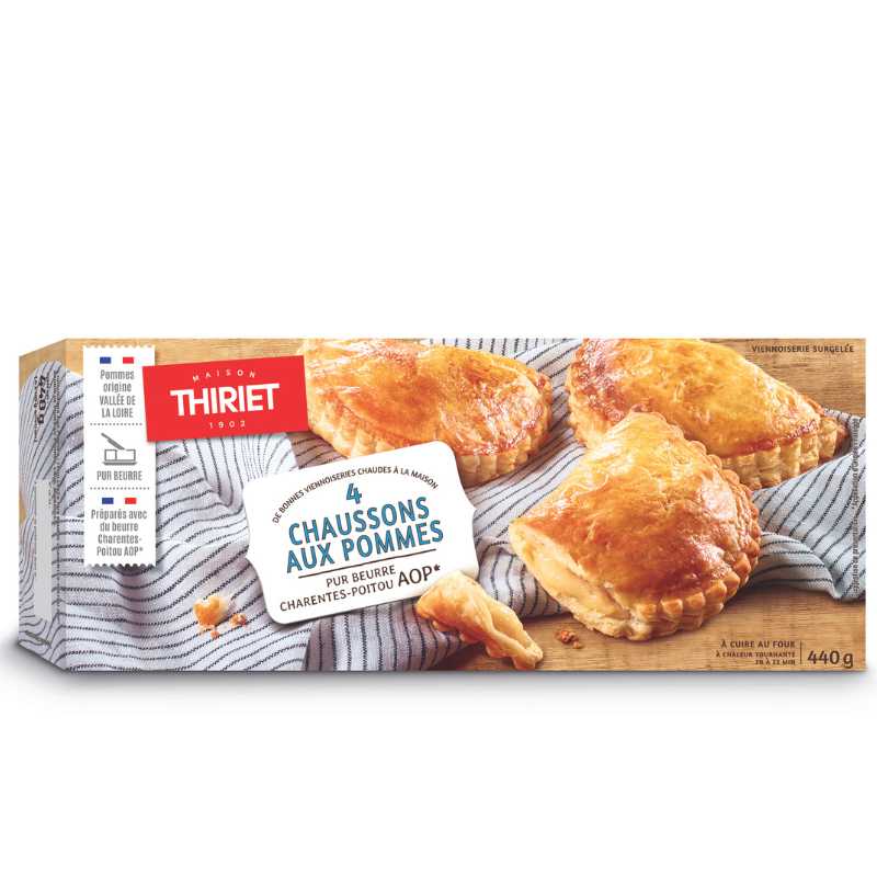 4 chaussons aux pommes 440 g
