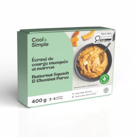 Écrasé de courge aux marrons
