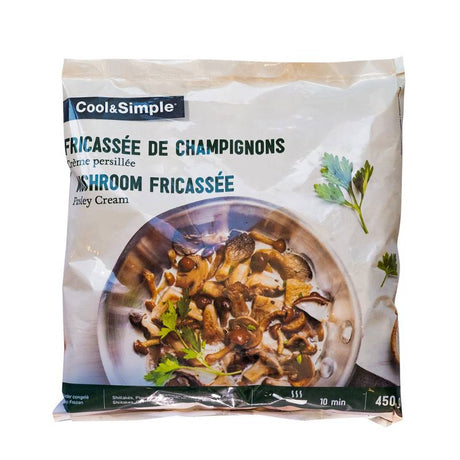 Fricassée de Champignons à la Crème persillée