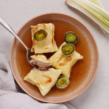 Duck and Leek Maultaschen