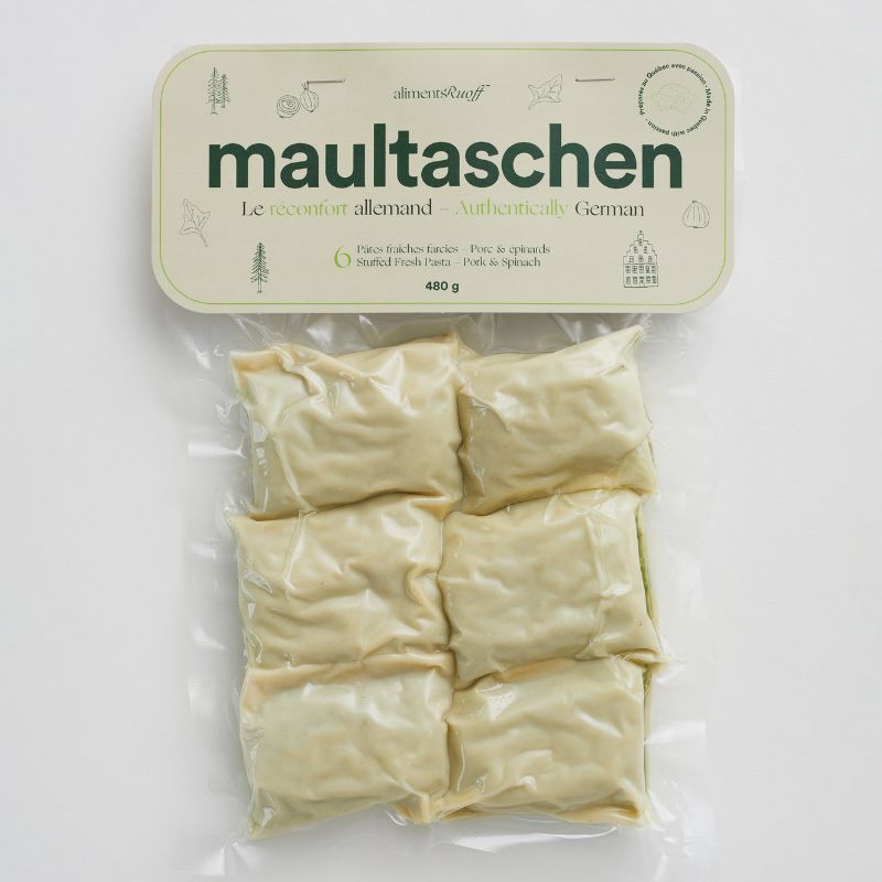 Pork and Spinach Maultaschen
