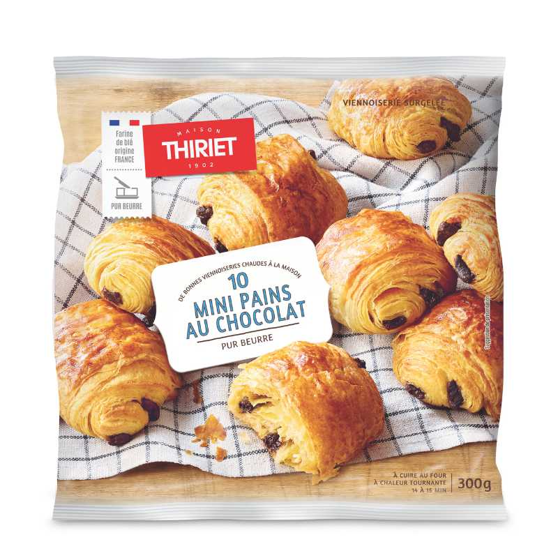 10 mini pains au chocolat 300 g