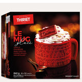 Tasse glacée trompe-l'oeil vanille-framboise