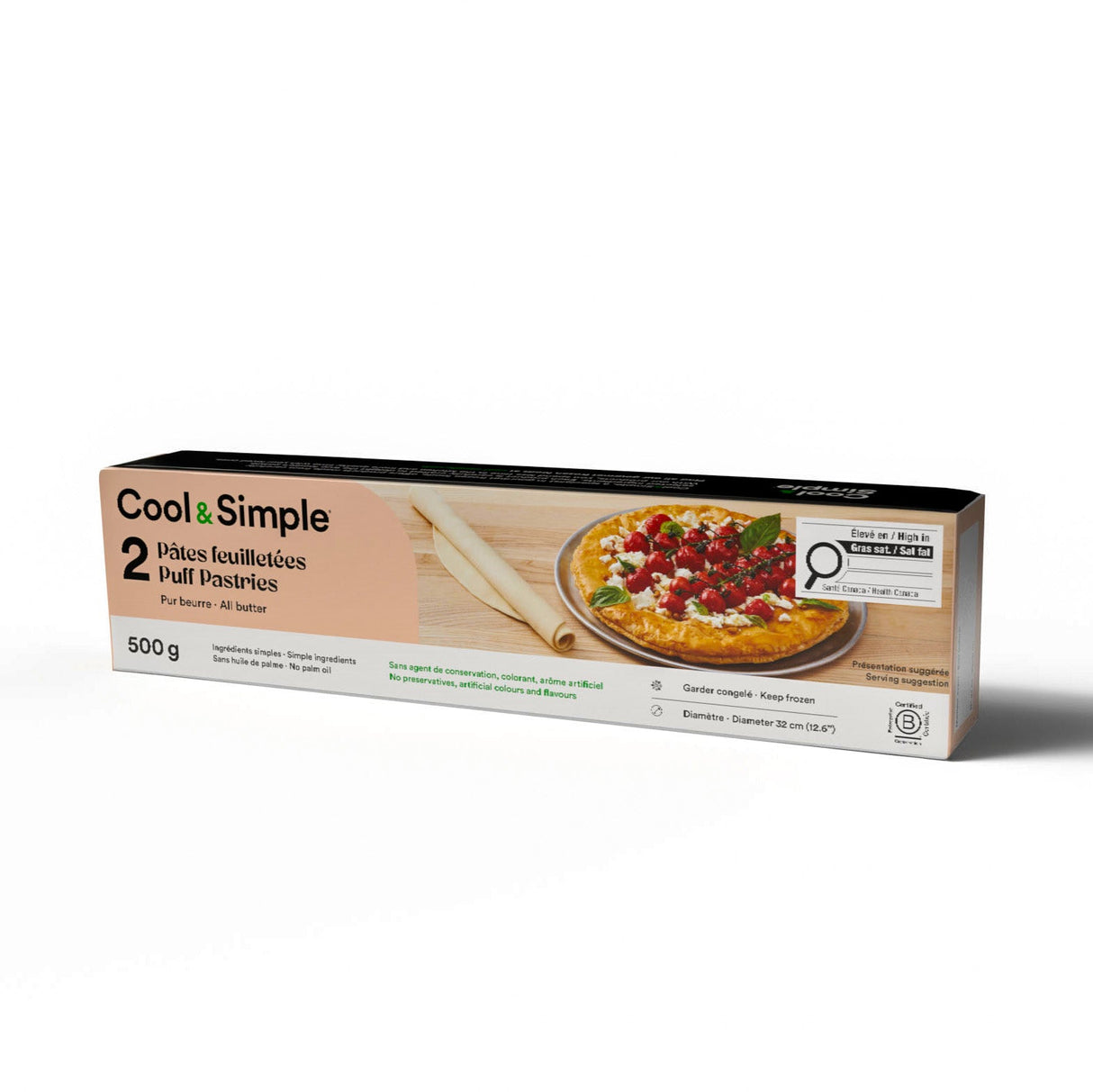 2 pâtes feuilletés pur beurre