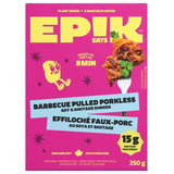 Effiloché faux-porc au soya et shiitake
