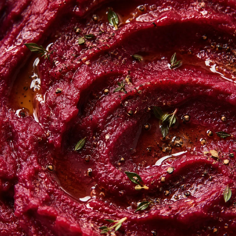 Purée de betterave et érable