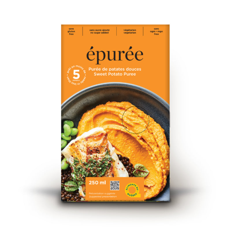 Purée de patates douces surgelée