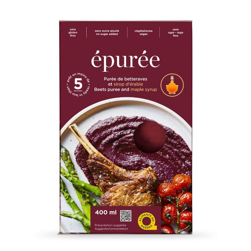 Purée de betterave et érable