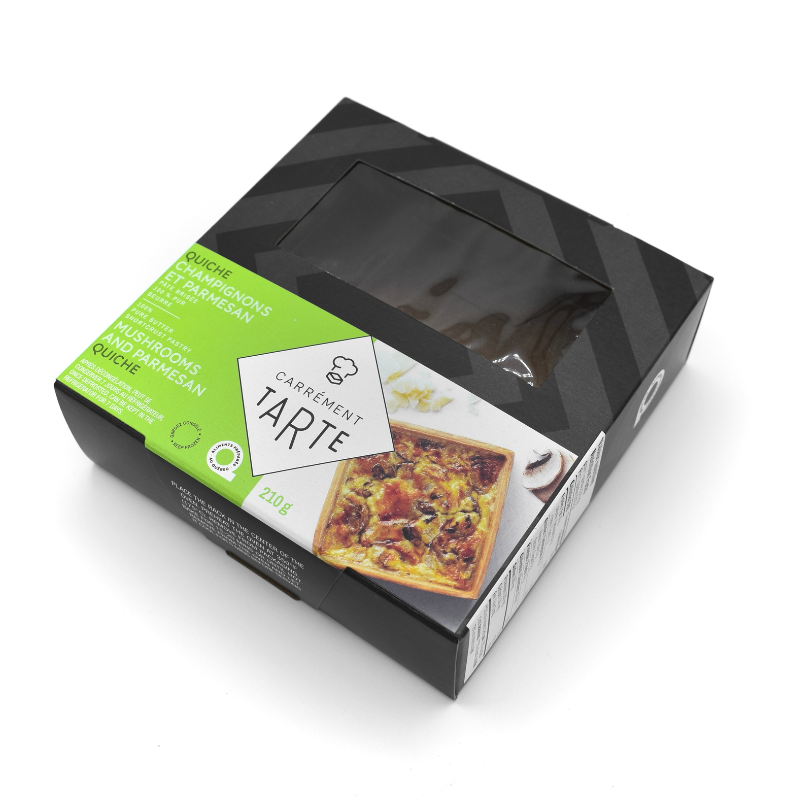 Quiche aux champignons et parmesan