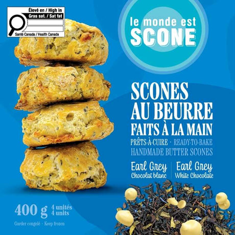 Scones Earl Grey et chocolat blanc