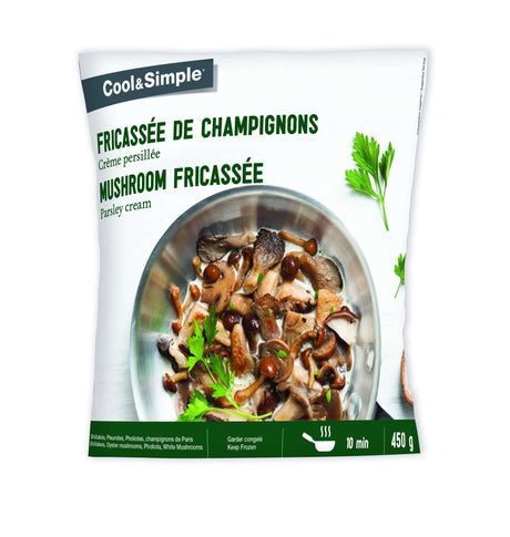 Fricassée de Champignons à la Crème persillée