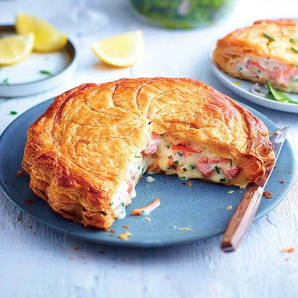 Vegetables and Salmon Pie