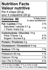 Craquelins canneberge et graines de citrouille