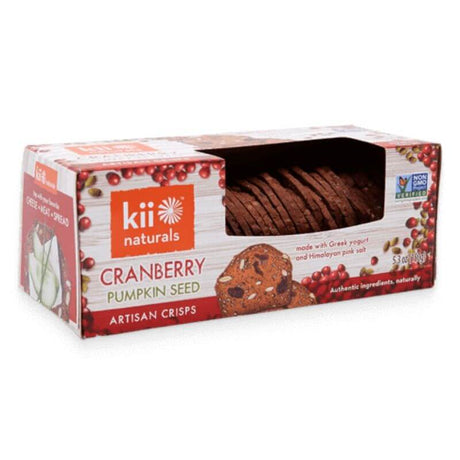 Craquelins canneberge et graines de citrouille