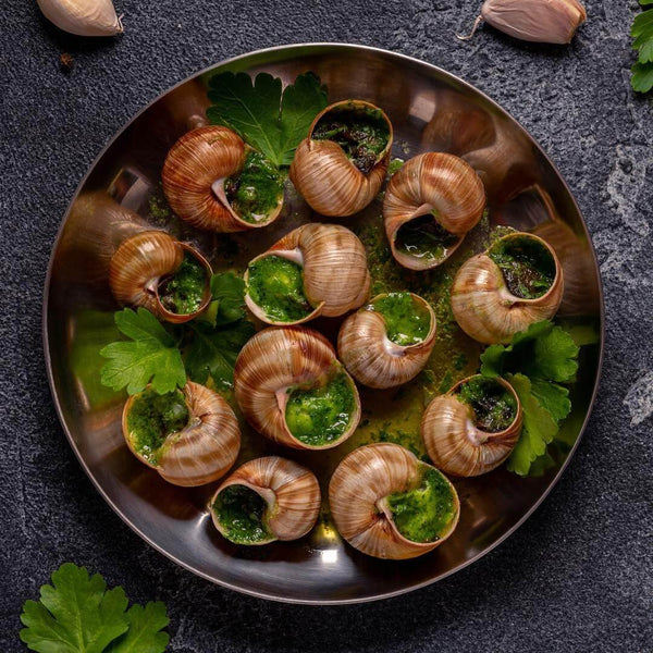 12 Cooked Escargots