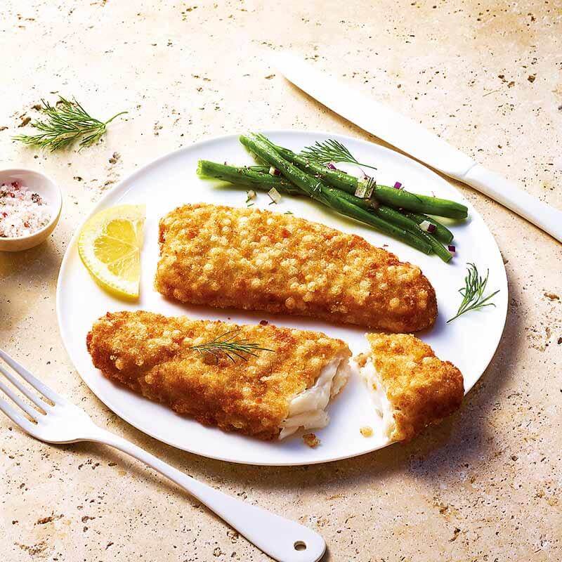 6 filets de poisson panés aux céréales